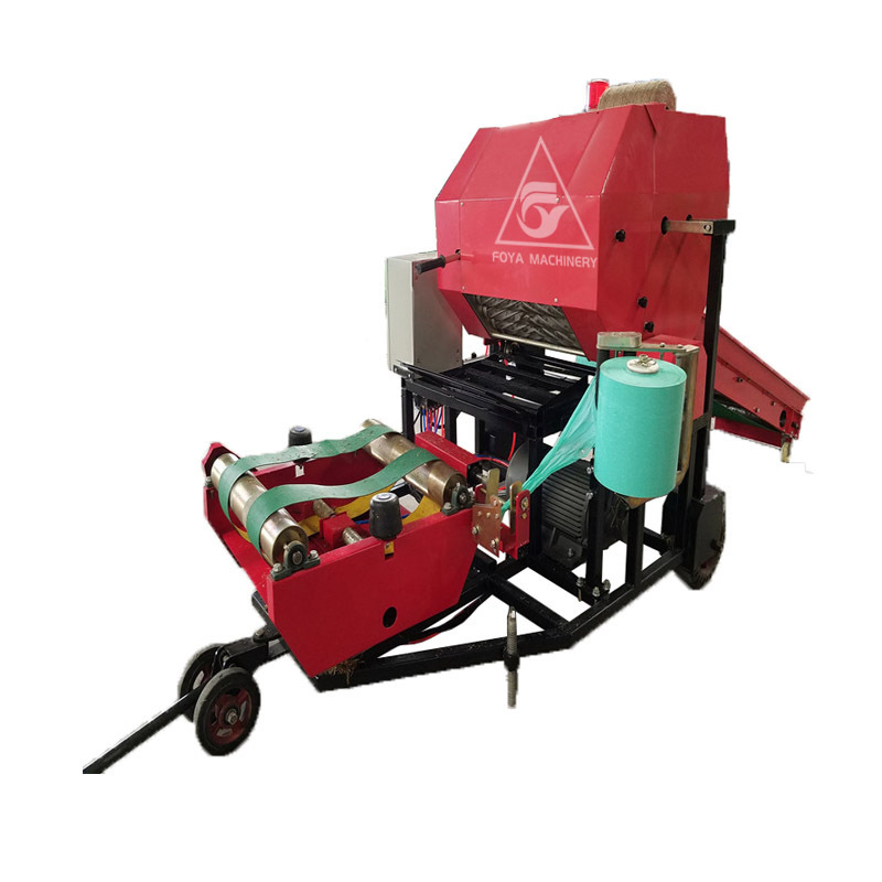 China manual hay baler machine small bale hay mini round baler price