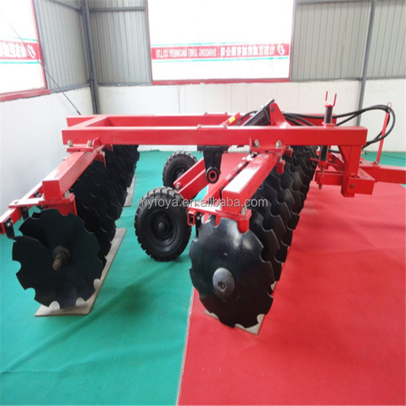 Semi mounted heavy duty one way disc harrow with 50-55HP hydraulic drag