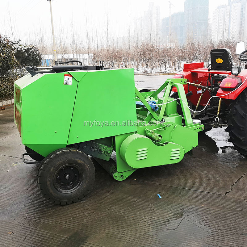 Cattle Hay Round Bale Feeder Hay Baler for Compact Tractor Silage Hay Baling Machine