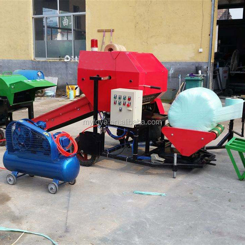 China manual hay baler machine small bale hay mini round baler price