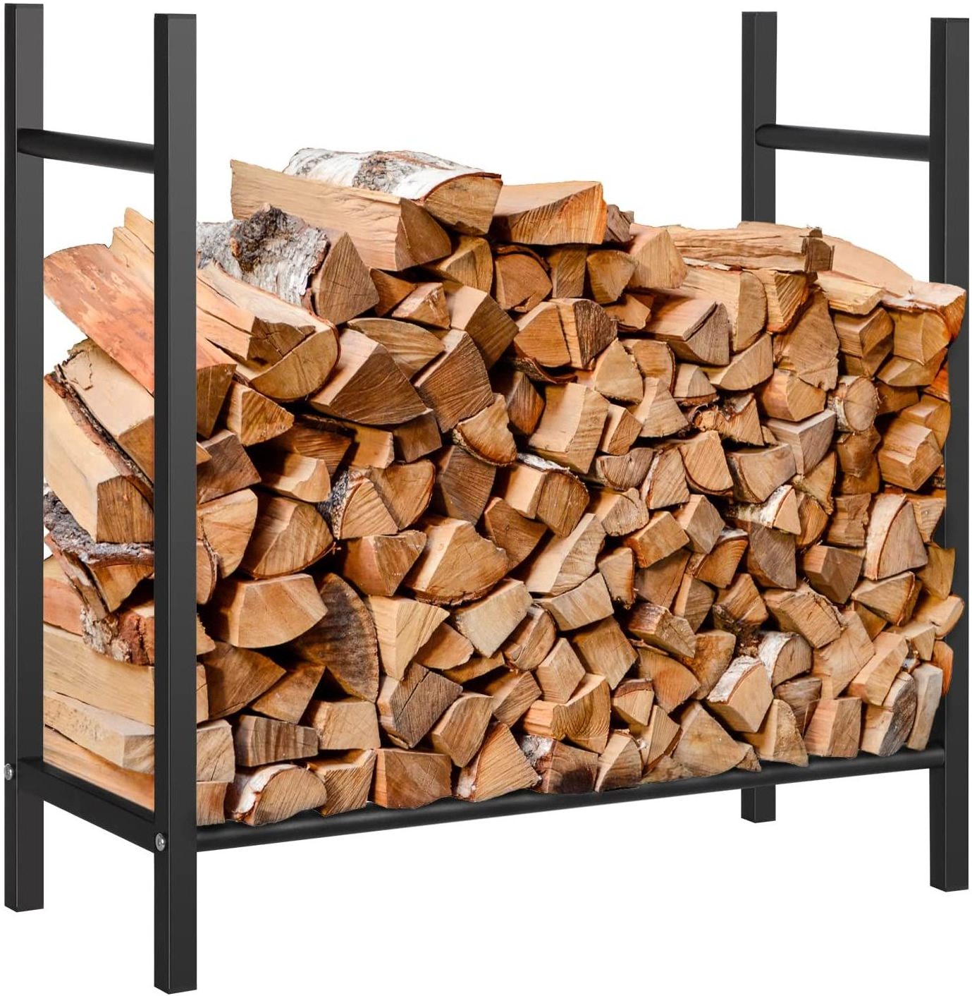 Small Firewood Rack Indoor Fireplace Log Holder Fire Wood Rack Storage Stand manufacturer