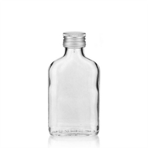 Wholesale 50ml 100ml Mini Small Sample Alcohol Juice Drinks Glass Wine bottle Liquor Glass Bottle