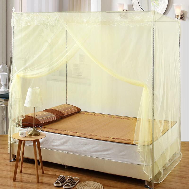 Factory Wholesale Modern design new products square rectangular bed canopy Classical Hanging Bedroom mosquito net