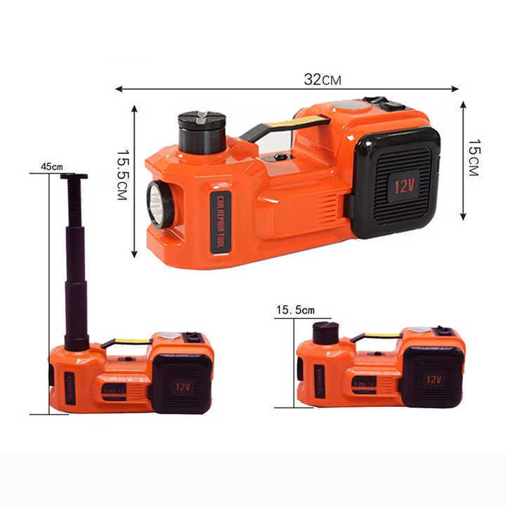 Electric Hydraulic Jack 12v Hydraulic Car Jack Electric Impact Wrench Tools Integrated tyre changer