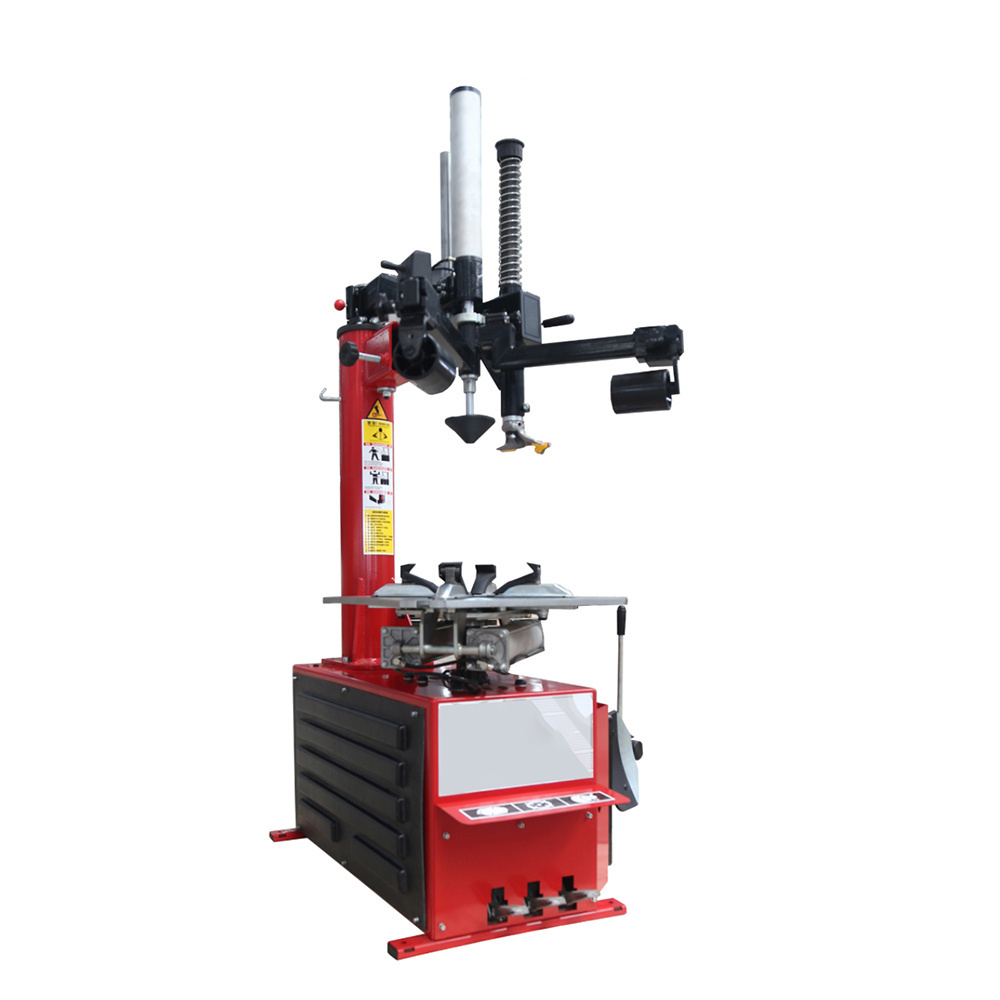 Motorcycle tire raking machine Tire changing machine Swing Arm wheel changer Touchless Tyre changer machine