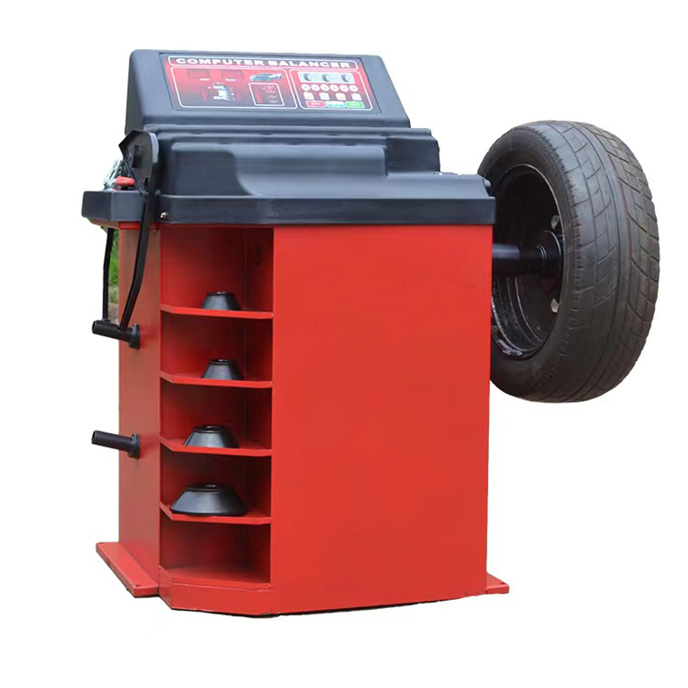 hot sale 10''~24'' auto wheel balancer machine with CE motorcycle wheel balancer for sale