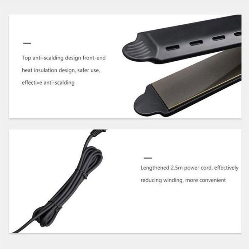 Hair Straightener Four-gear Temperature Adjustment Ceramic Tourmaline Hair Straightener