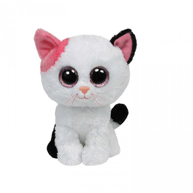 15cm cute big eyes white cat plush toys for children gift