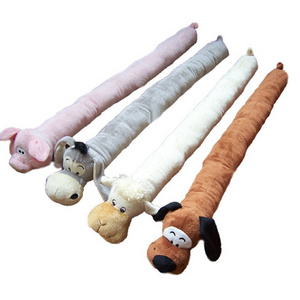 Fashion and safety plush animal door stopper toy