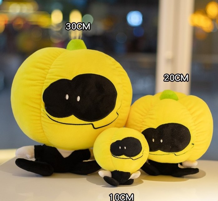 Hot sale Halloween gift Pumpkin man  Skeleton man Lemon man Plush Toy