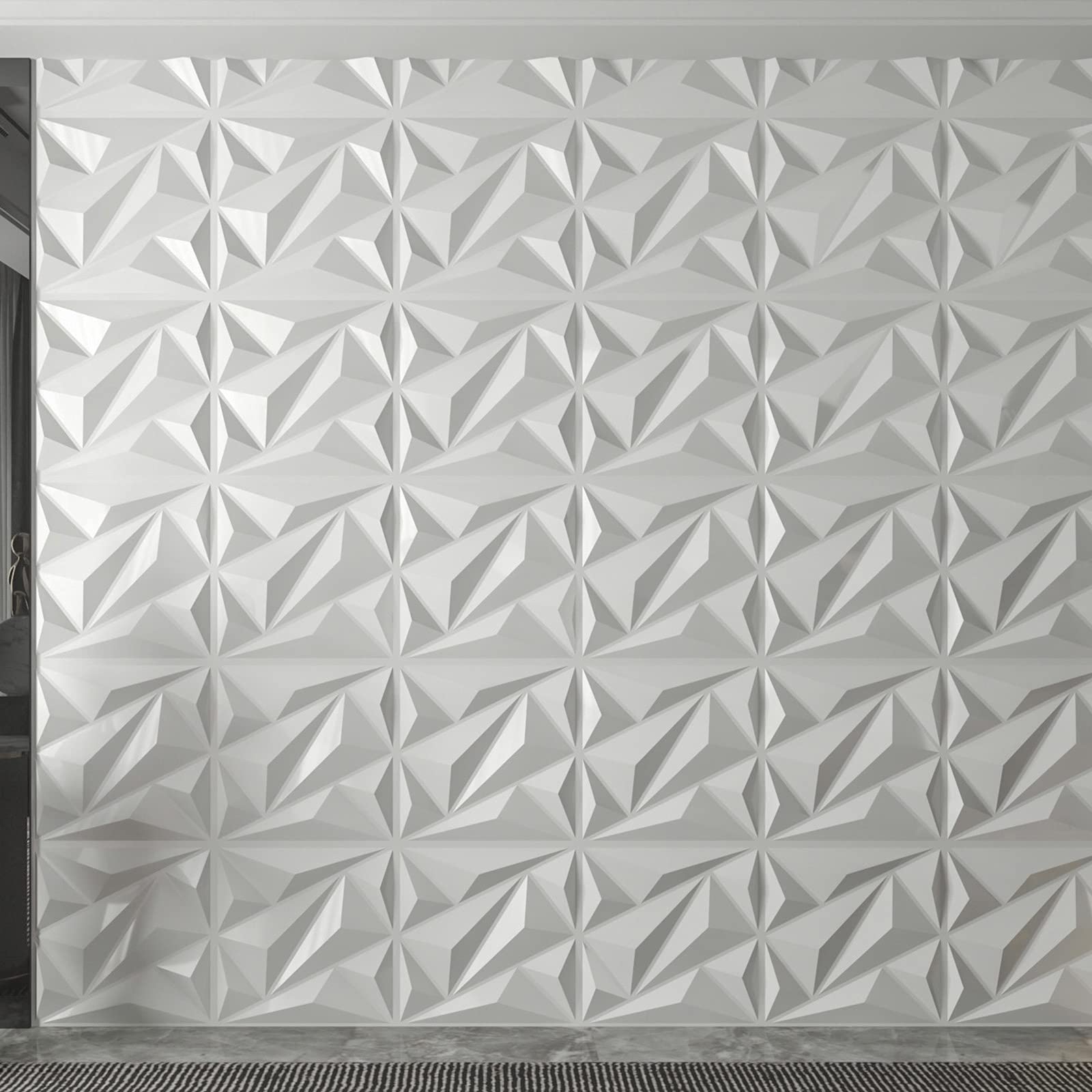 White Brick 3D Wall Panels Peel and Stick Wallpaper for Living Room Bedroom Background Wall Decoration 3D Brick PVC Wallpaper