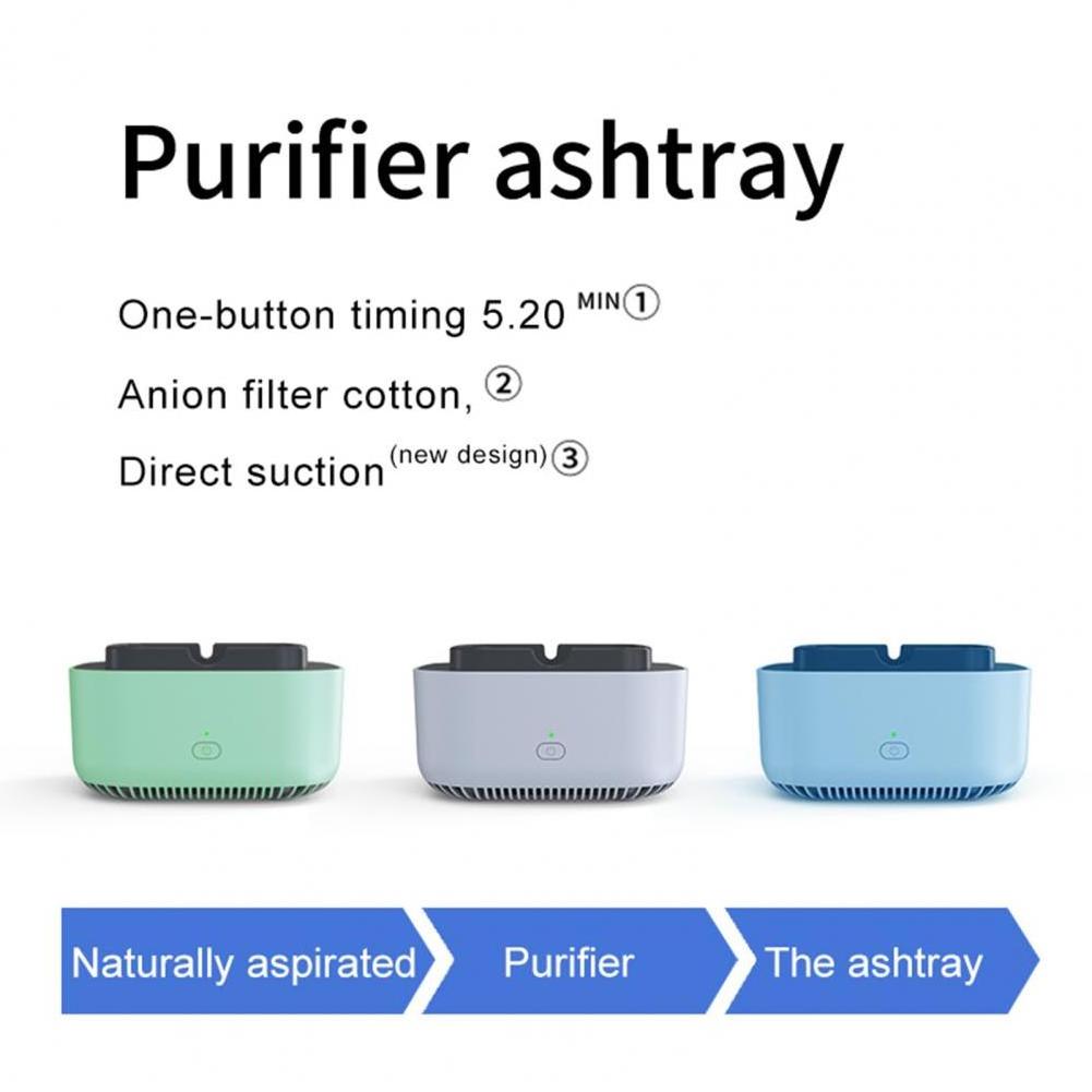 Multipurpose New arrival Ashtray with Air Purifier for Filtering Second-Hand Smoke From Cigarettes Remove Odor Air Freshener