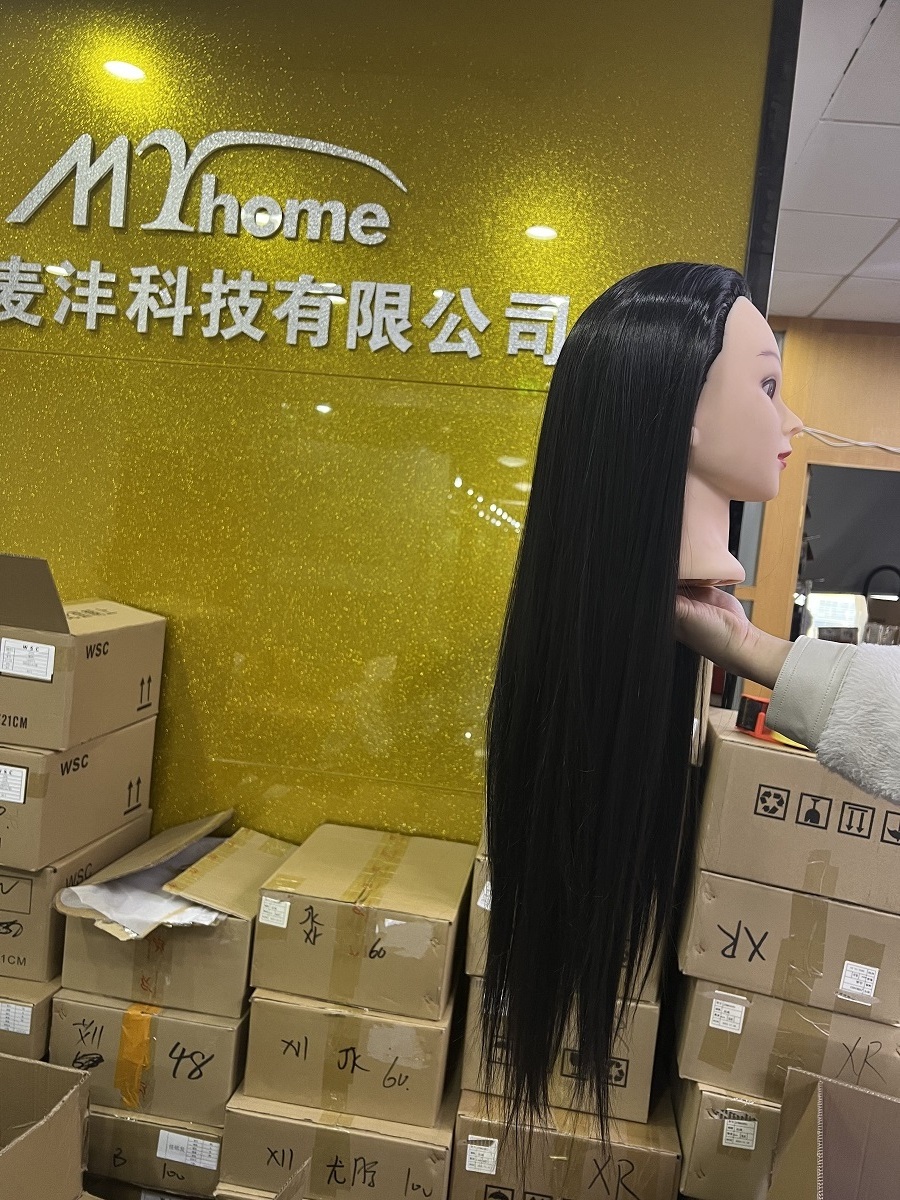 Wholesale High Quality Cheap Natural Human Hair Practice Doll Dummy Cosmetology Barber Mannequin Head for Training