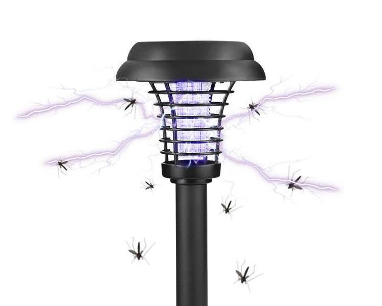 Factory price Outdoor Solar Panel Insect Killer Electronic Mosquito Trap with UV Light, mosquito killer lamp