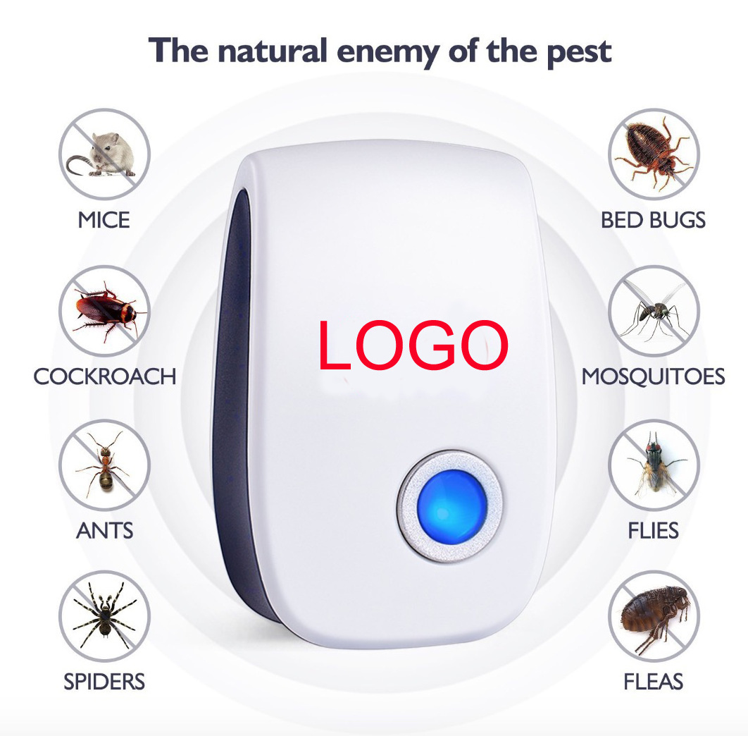 5 in 1 Hot Selling 6 Pack Non-Toxic Ultrasonic Pest Control Repeller Electronic Plug in Indoor Insect Repellent