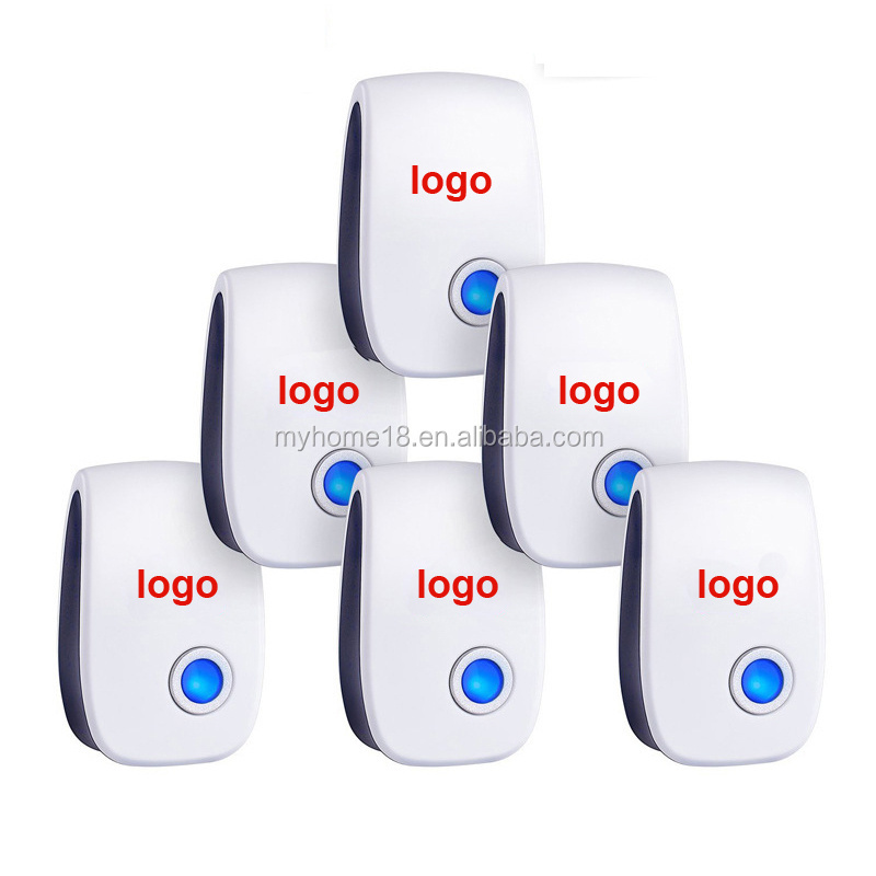 5 in 1 Hot Selling 6 Pack Non-Toxic Ultrasonic Pest Control Repeller Electronic Plug in Indoor Insect Repellent