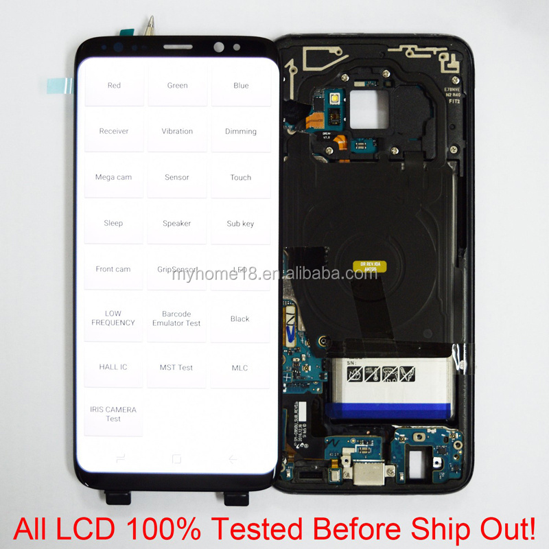 OEM Display LCD Touch Screen Digitizer Replacement For Samsung Galaxy S8, for samsung s8 plus lcd screen