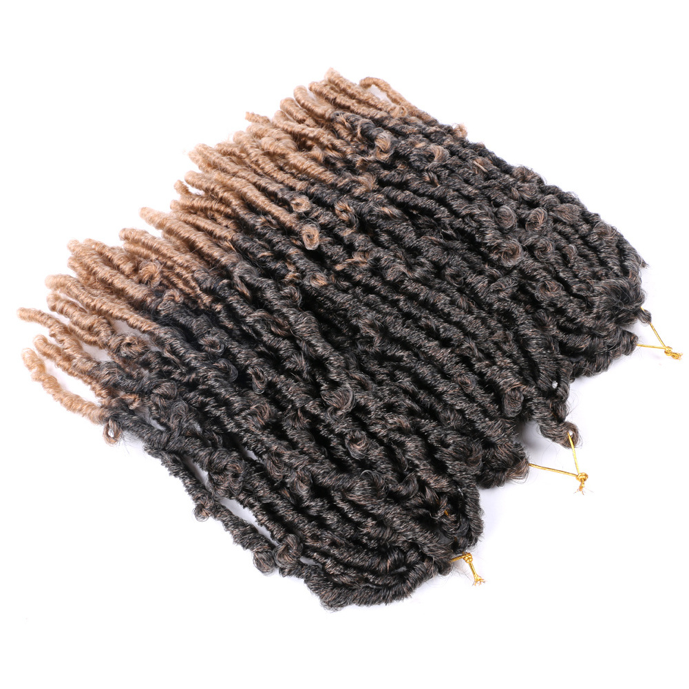 2023 Synthetic senegalese nubian pre stretch bulk extension twist crochet box braids natural crochet braiding hair