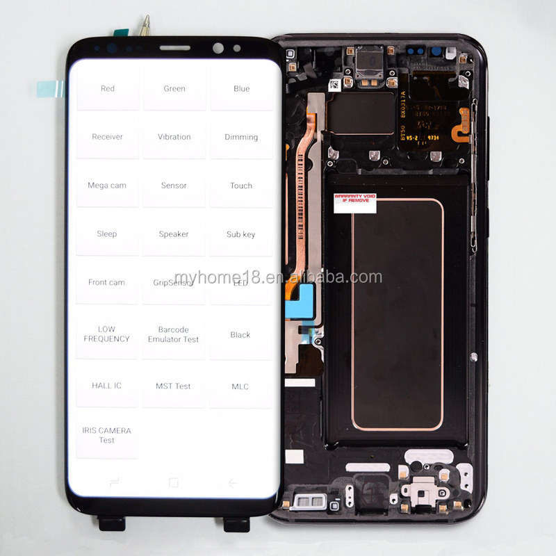 OEM Display LCD Touch Screen Digitizer Replacement For Samsung Galaxy S8, for samsung s8 plus lcd screen