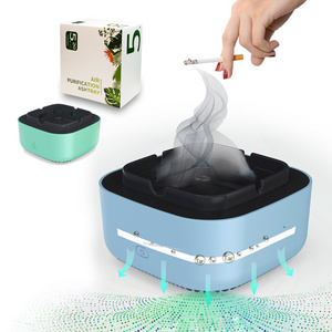 Multipurpose New arrival Ashtray with Air Purifier for Filtering Second-Hand Smoke From Cigarettes Remove Odor Air Freshener