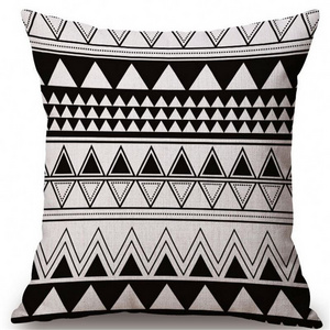 OEM Quality Comfortable North European Styles Custom Made Printed Digital Print Geometric Cushion Cover