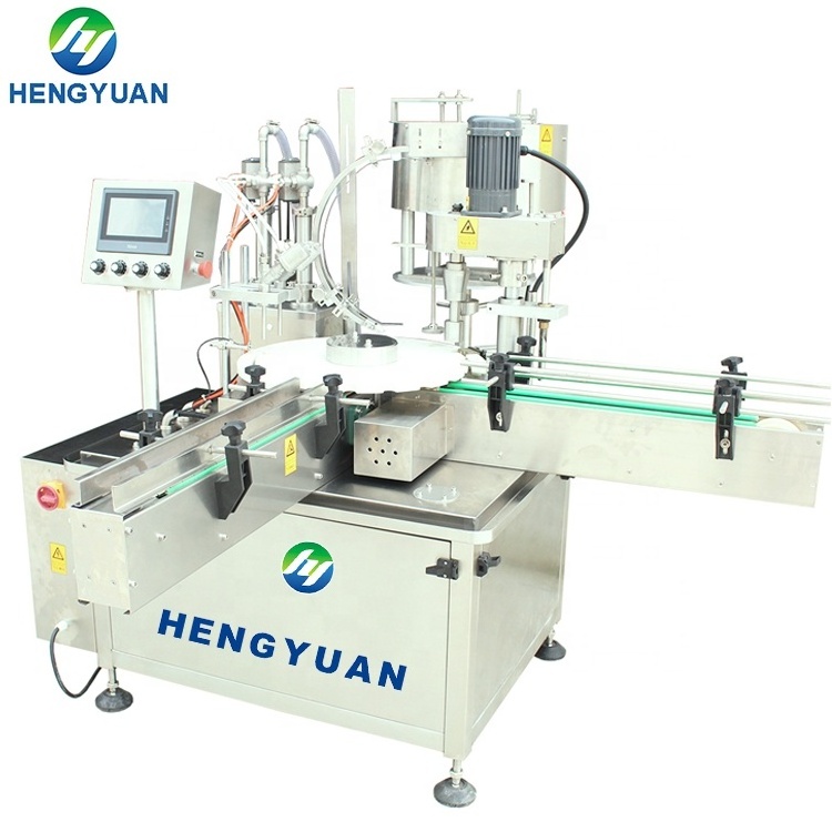 Automatic Star wheel Type Nasal Spray Bottle Dispenser Capper Liquid Filling Capping Machine