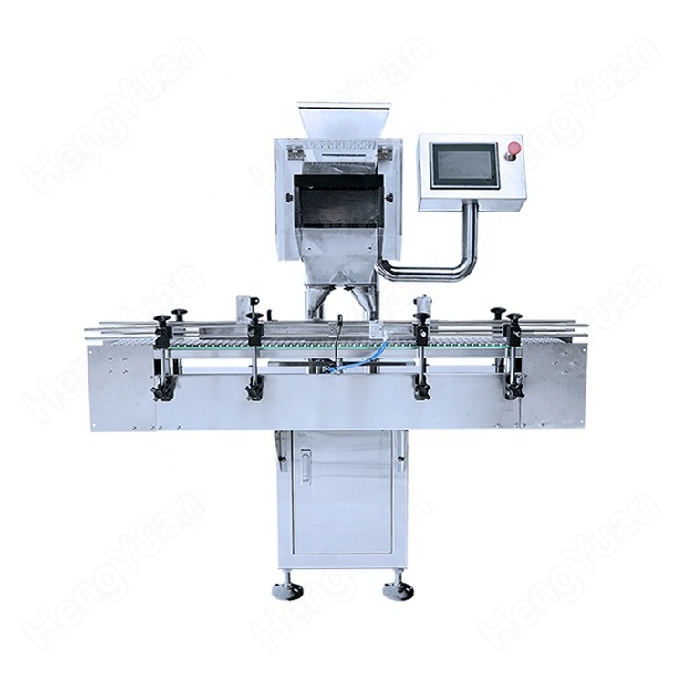 HYJF-8-2 Eight Channels Automatic Electronic Tablets Counting Two Heads Filling Machine