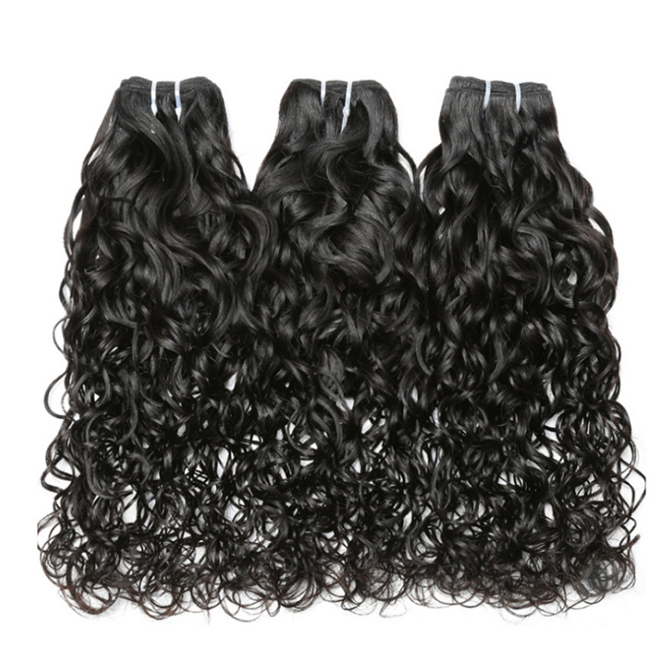 Wholesale Best Quality Cuticle Aligned Russian Hair Bulk Straight Water Wave Style Competitive Price Peruvian Hair Raw Material