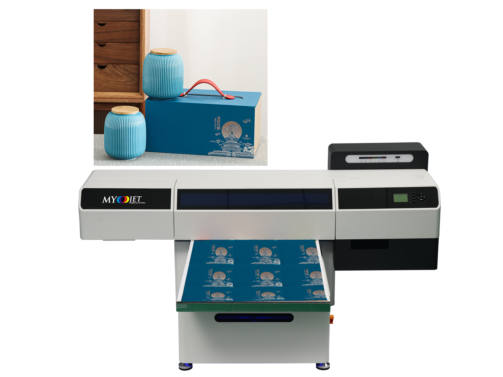 Myjet China hot-selling digital A1 UV6090 direct jet uv printer machine flatbed printer