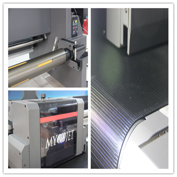 Myjet 1.8m 6ft Uv Hybrid Roll and Plates Leather Printing Machines L1800 Digital 3d Hybrid Uv Inkjet Printers