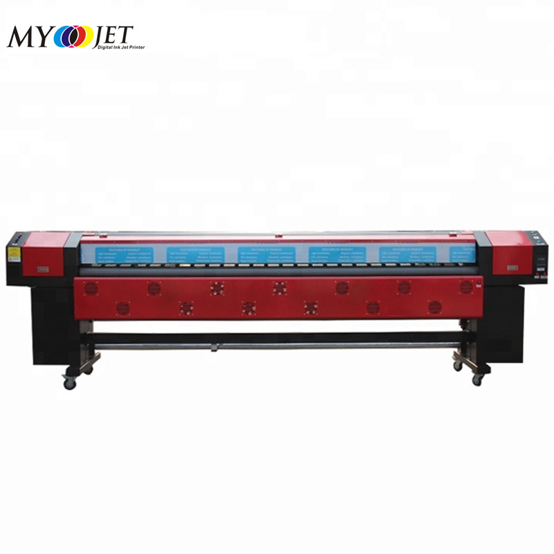 High speed 3.2m large format wallpaper flex banner printing machine with konica 512 head