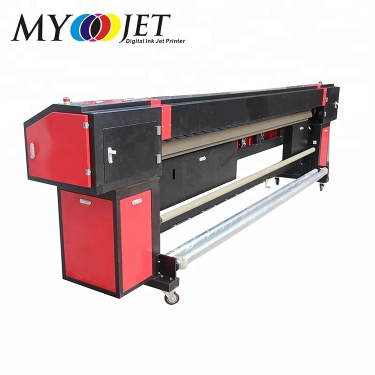 High speed 3.2m large format wallpaper flex banner printing machine with konica 512 head