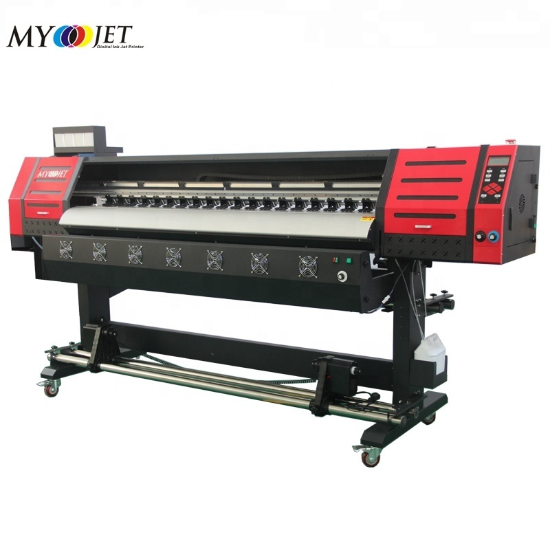 Myjet1.6m 1.8m Xp600 Printhead Plotter Vinyl Wrap Flex Banner Poster Wallpaper Printing Machine Eco Solvent Printer