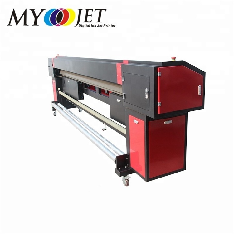 High speed 3.2m large format wallpaper flex banner printing machine with konica 512 head