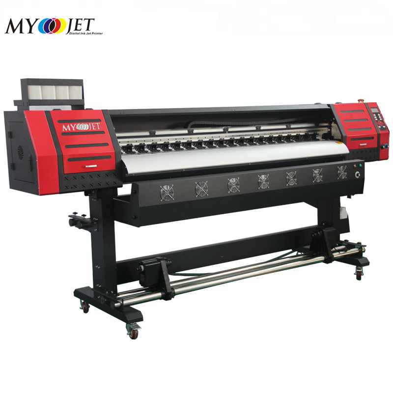 1.8m L1800 6ft Eco Solvent Printer Large Format Plotter with Epson Printhead Indoor Outdoor Advertising Printing Machine