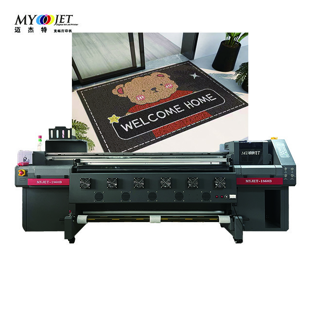 6 Feet 1.8m Large Format High Speed Digital Inkjet Printer Ep Son I3200e1 Heads PU leather Printing Machine