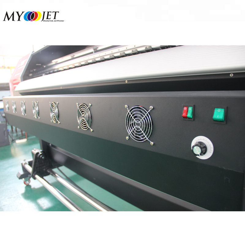 Myjet Myjet 3.2m 10ft Large Format Flex Banner Printing Machine Digital Eco Solvent Inkjet Printers with Ep son Heads