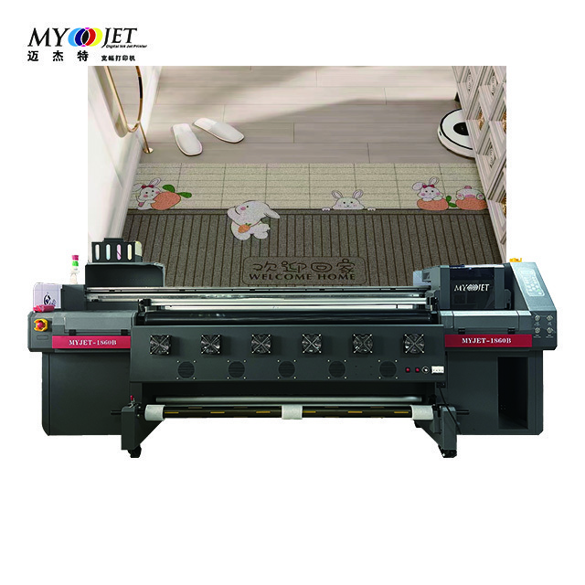 6 Feet 1.8m Large Format High Speed Digital Inkjet Printer Ep Son I3200e1 Heads PU leather Printing Machine