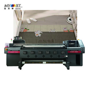 6 Feet 1.8m Large Format High Speed Digital Inkjet Printer Ep Son I3200e1 Heads PU leather Printing Machine