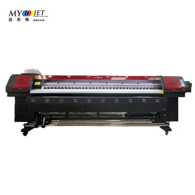 Myjet Myjet 3.2m 10ft Large Format Flex Banner Printing Machine Digital Eco Solvent Inkjet Printers with Ep son Heads