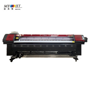 Myjet Myjet 3.2m 10ft Large Format Flex Banner Printing Machine Digital Eco Solvent Inkjet Printers with Ep son Heads