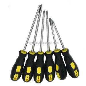 Direct sales large handle massage handle screwdriver flat mouth plum blossom cross shaped screwdriver