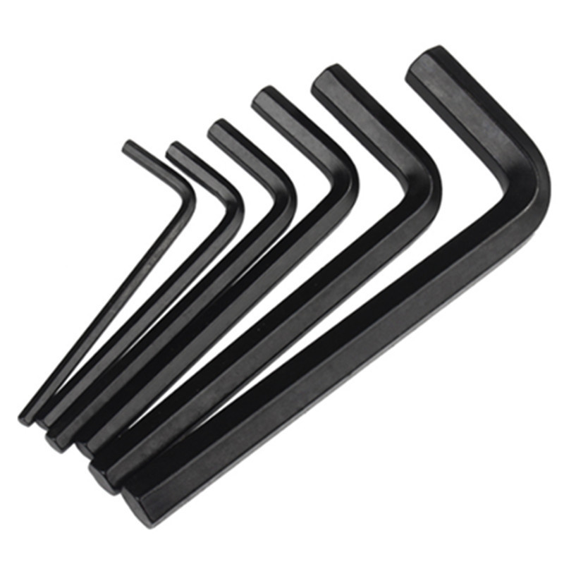 Galvanized Carbon Steel Metric 0.9mm 1.27mm 1.5mm 2mm 2.5mm 3mm 4mm 5mm 6mm 8mm L Shaped Metric Hexagon Key Hex Allen Wrench