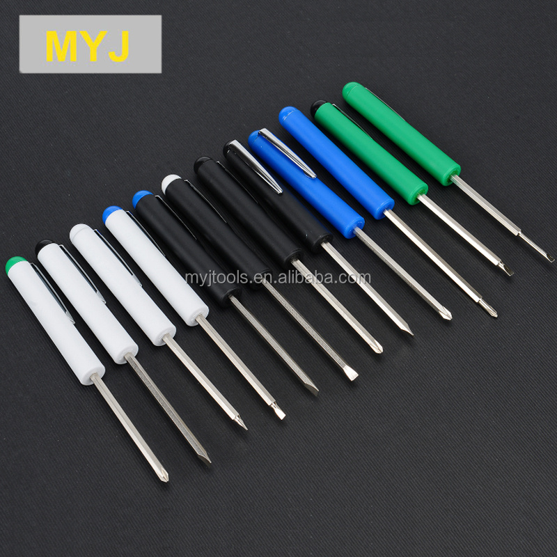 promotion gift pen two way reversible pocket screwdriver