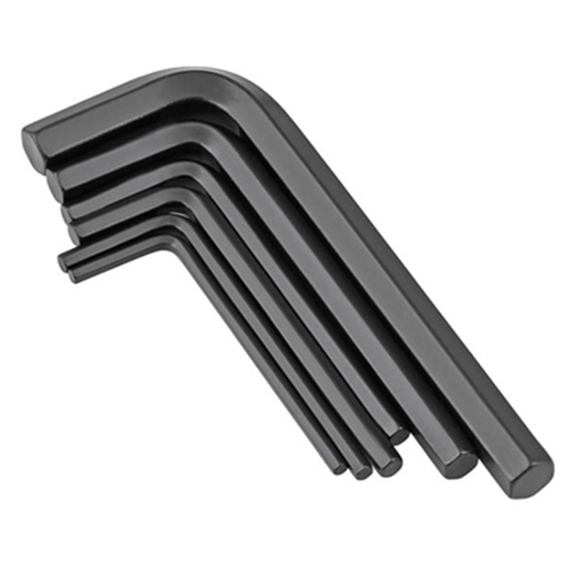 Galvanized Carbon Steel Metric 0.9mm 1.27mm 1.5mm 2mm 2.5mm 3mm 4mm 5mm 6mm 8mm L Shaped Metric Hexagon Key Hex Allen Wrench