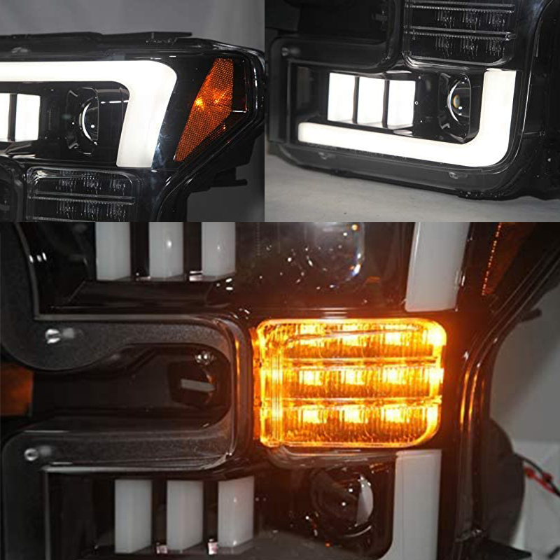 LED Headlight For FORD Raptor Front Lamp F150 2015-2017 Year LED Turning light