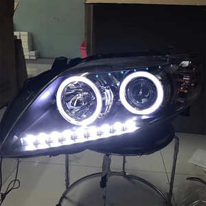 LED Headlight For TOYOTA Corolla  LED Angel Eyes Front Lamp 2008 2010 2009  Year With Daytime Running Light