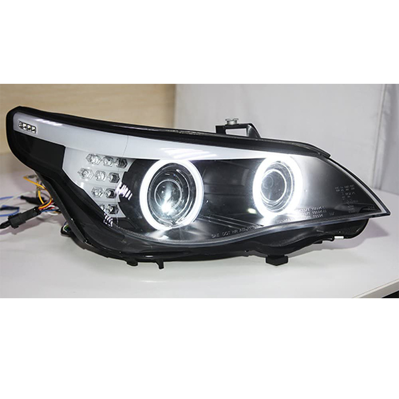 For BMW E60 523i 525i CCFL Head Light Angel Eyes Fit For Original Car With D1S HID Kit 2006 Year