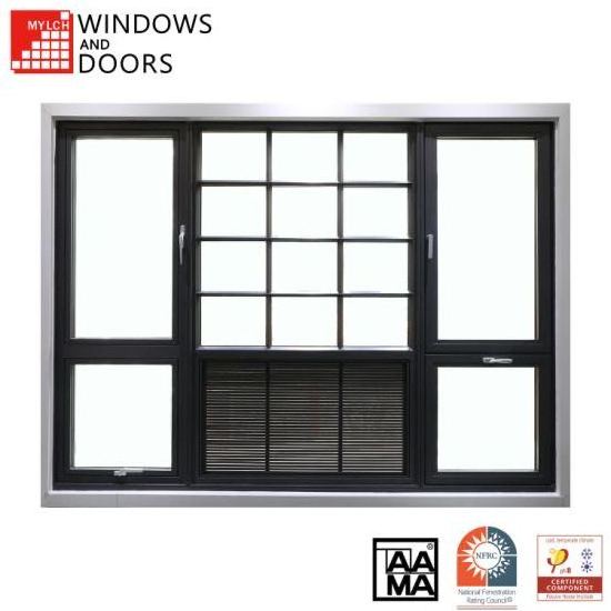 Factory Direct nfrc certified wooden frame High Quality grill design arch window for New York Big House