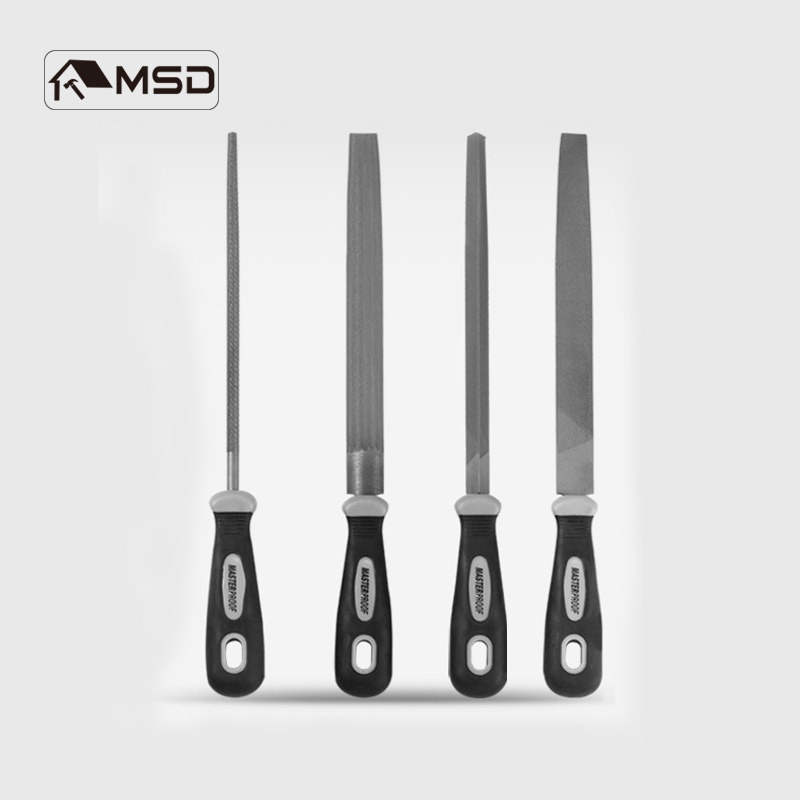 New design hardened handmade steel file and handmade file set with plastic handle